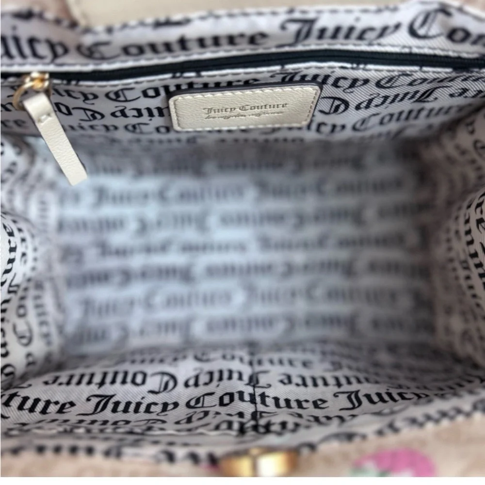 NWT Juicy Couture Berry Sweet Mini Bag in Sandstone/Pink